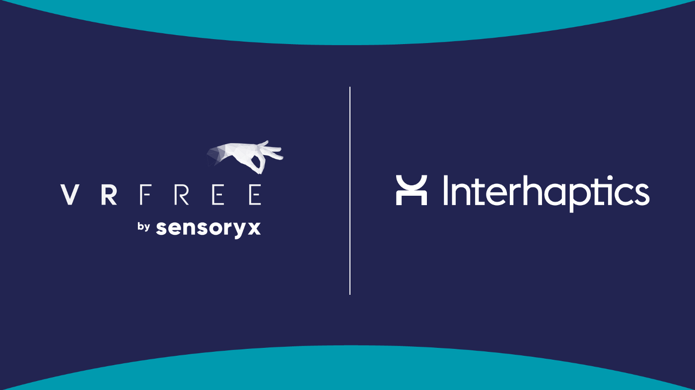 Sensoryx & Interhaptics partner to streamline the creation of hand tracking interactions for VRFree