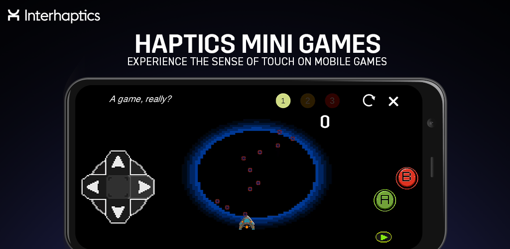 Experience haptic feedback on mobile games