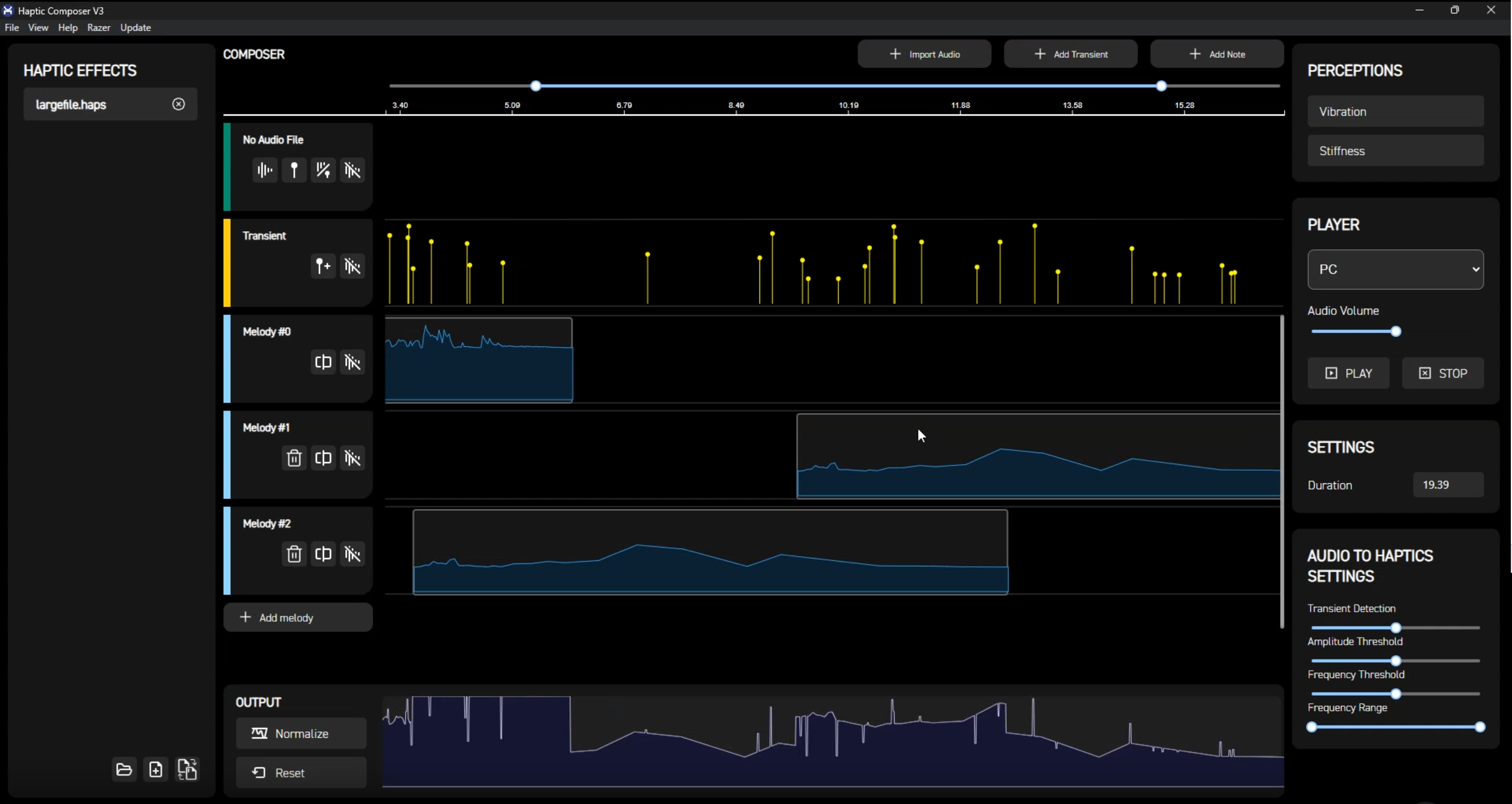 WYVRN Technologies: Integrating Razer Sensa HD Haptics into Games 